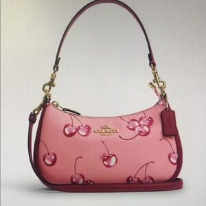 COACH Teri Shoulder Bag With Cherry Print CR290